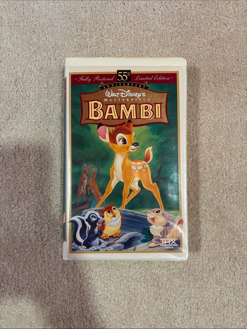 Disney Bambi VHS 55th Anniversary